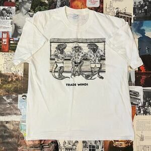Iguana graphic tee white t shirt